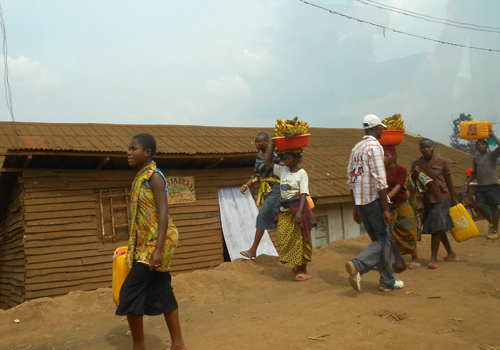 On the road to Panzi Hospital