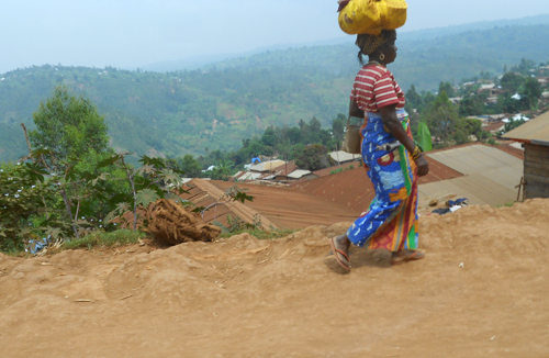 On the road to Panzi Hospital